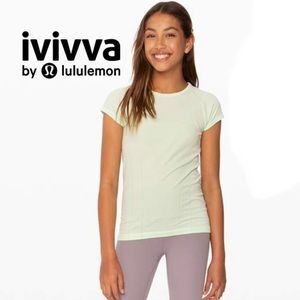Ivivva Girls Fly Tech Short Sleeve Top Size 12 by Lululemon